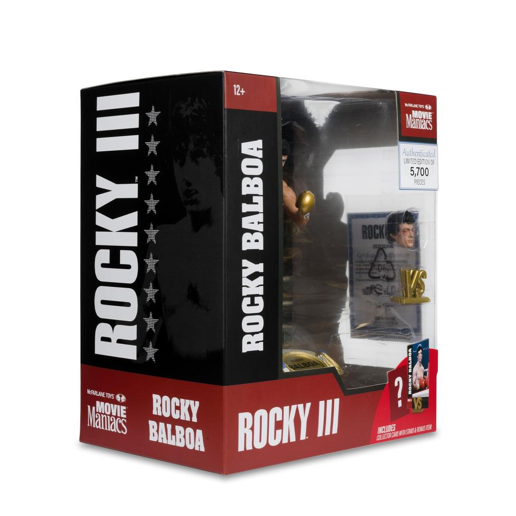 McFarlane - Movie Maniacs 6-inch Pose - Rocky Wave 2 - Rocky Balboa (Rocky III)