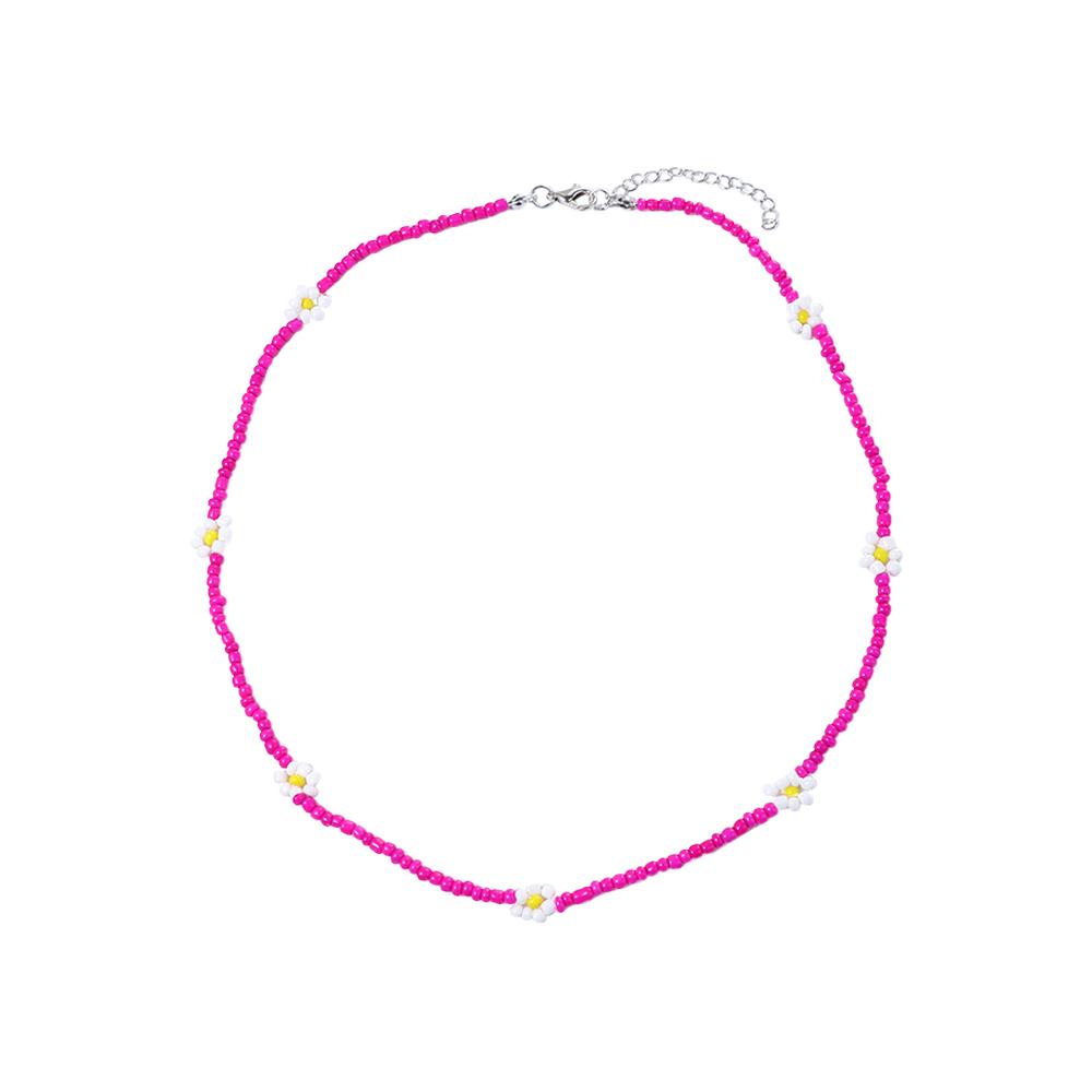 Cute New Women Jewelry Flower Party Necklace Daisy Beaded Chocker