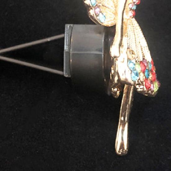 Car Air Freshener Holder Angel Shape Inlay Alloy Auto Air Conditioning