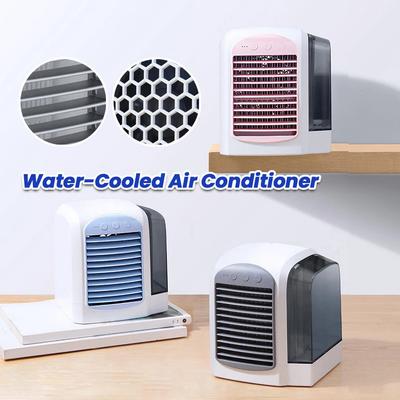 Summer New Water-Cooled Fan Personal Mini Air Cooler Humidifier Portable Air Chiller 3 Gear 380ml Tank for Bedroom Living Room
