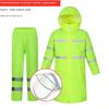 Rainproof Long Reflective Raincoat Adult Breathable Sanitation Property Security Duty Labor Protection Trench Coat Full Body Raincoat