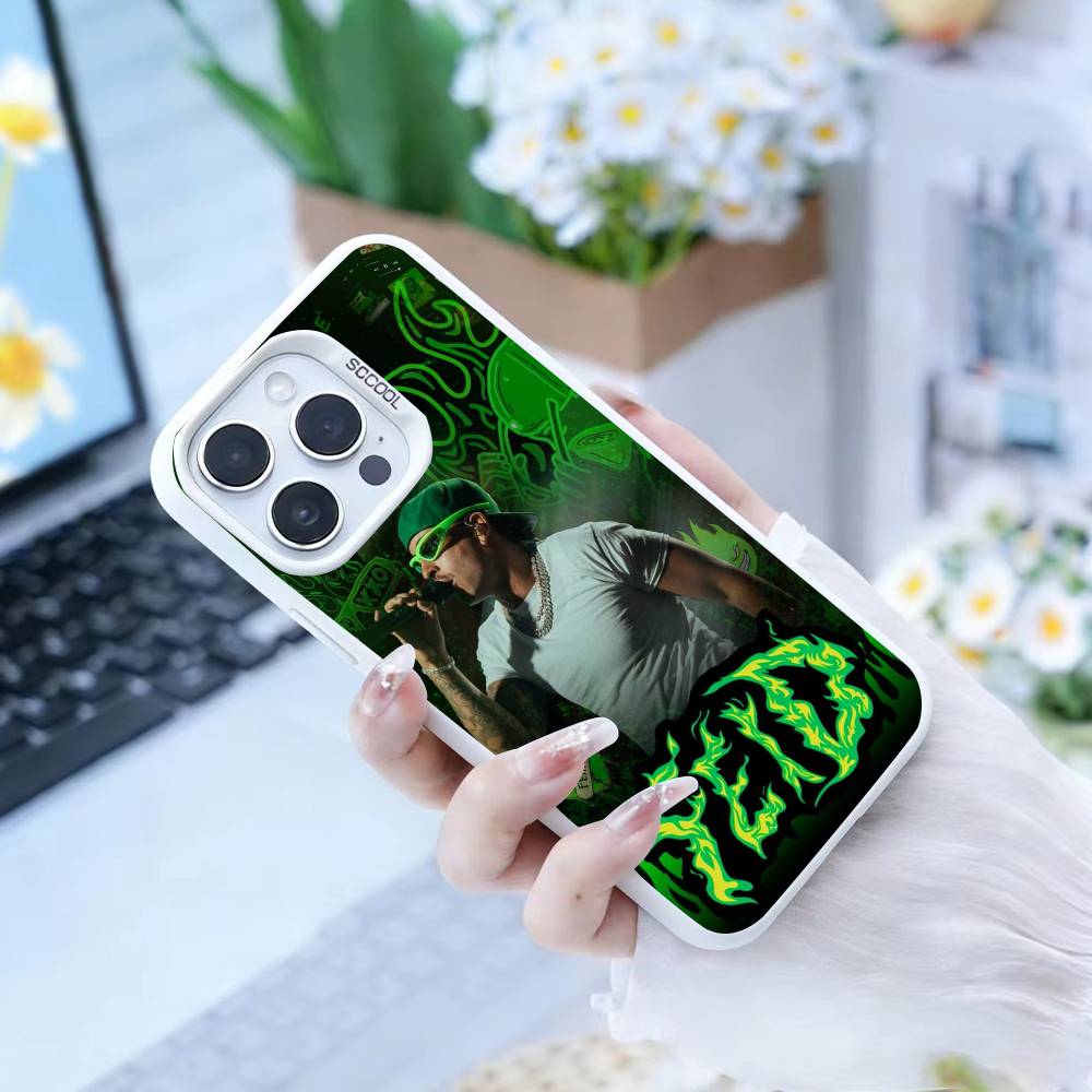 

Singer F-Feid Ferxxo SIXDO Phone Case For iPhone 16,15,14,13,12,17,Pro,MAX white Matte Shockproof Cover iPhone12