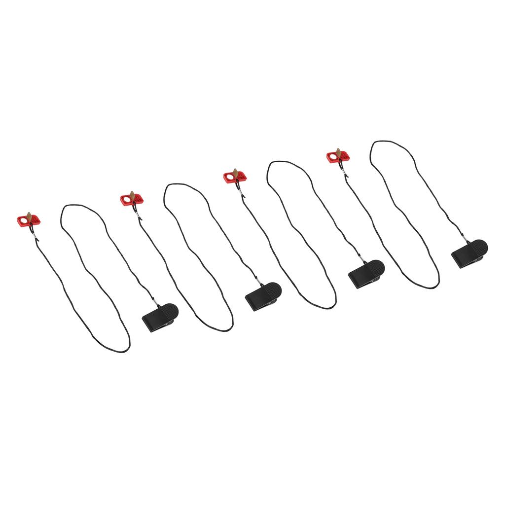 4PCS Treadmill Emergency Stop Switch with Magnet Running Machine  Clip Fitness Accessory Key L