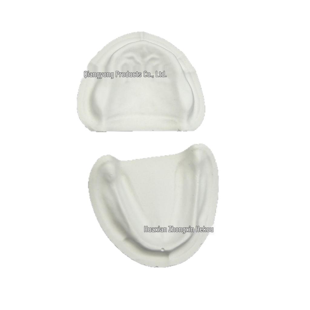 Dentistry Full Mouth Edentulous Plaster Model with Wax Setup & Rim Base Tray - Free Shipping