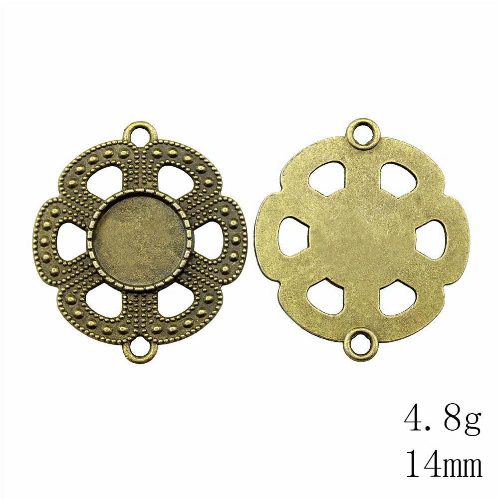 Back To School Jewelry And Accessories Fit Round 16mm Glass Cabochon Base Setting Tray Accessories Parts Items Accessories Accessories