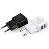 5V2A Tragbarer Dual-USB-Netzteil-Adapter Handy-Ladegerät Steckdose Reise Smart Matching Ladeadapter Für Smartphone