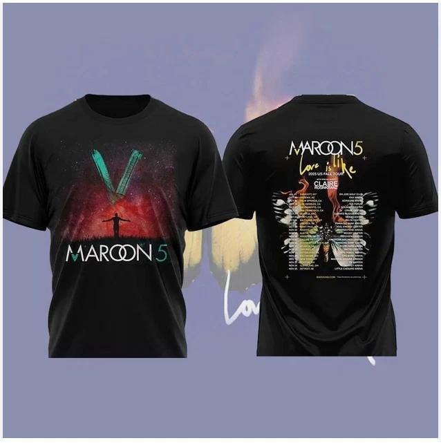Maroon 5 Inspired Love is Like Tour 2025 Tour New Inspired TShirt M