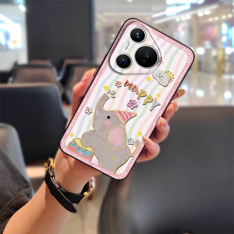 Phone Pouch Anti-dust Phone Case For Huawei P70 Pro/Pura 70 Pro+ Graffiti Cartoon Soft Case Waterproof Protective TPU