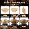 ABWR-For 8-12 Cup Drip And Pour Over Coffee Makers Compatible- 100-Pack Premium Unbleached 4-Cone Coffee Filters