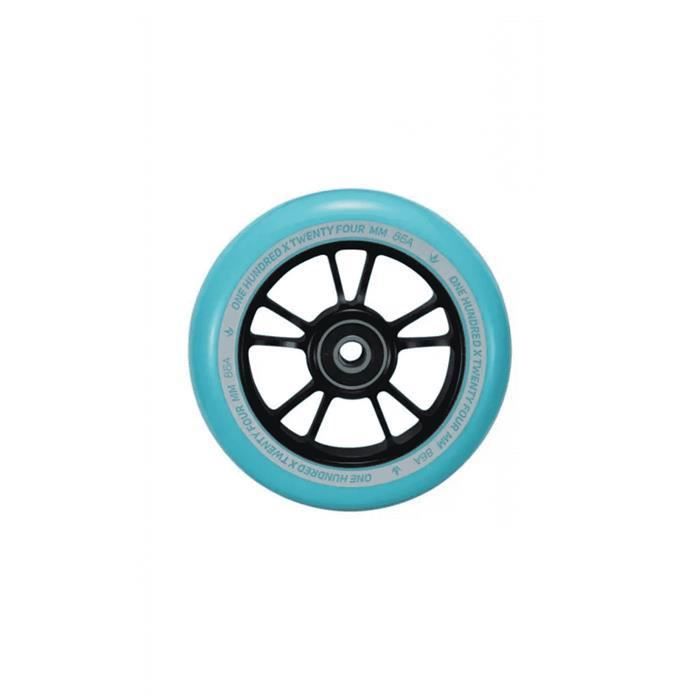 Roue trottinette - BLUNT SCOOTERS - 10 Spokes - 100mm - Blanc/Rose - Mixte
