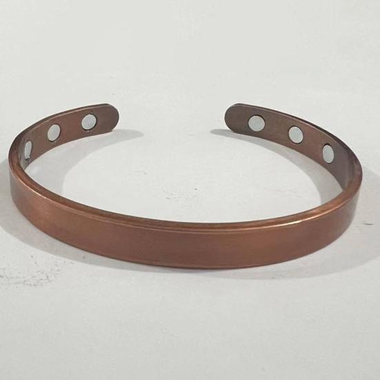 Magnetic Bracelet Adjustable Unisex Bracelet Minimalist Alloy Bangle with Effective Magnets Open Cuff Bracelet Gift for Men And