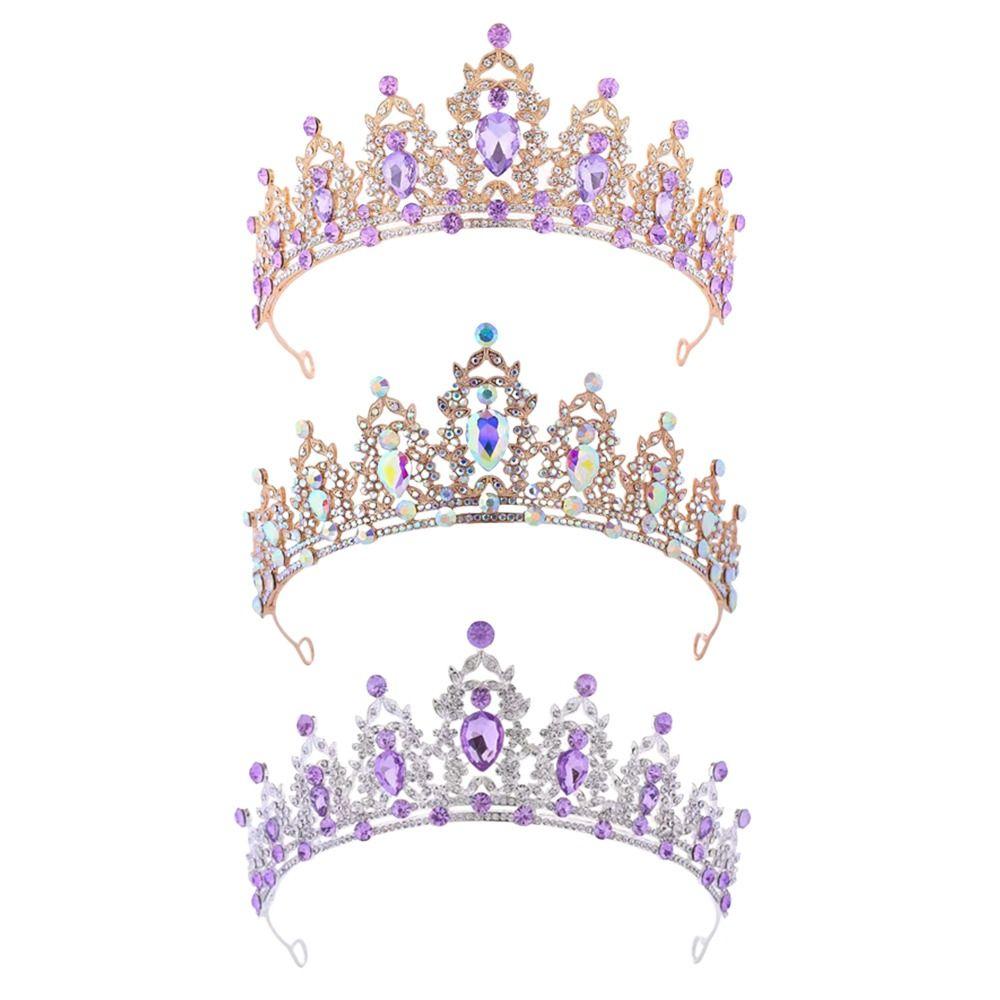 Elegant Hair Crown Headwear Bridal Crystal Hair Ornaments New Rhinestone Hair Hoop Wedding Jewelry