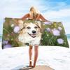 Cute Corgi Beach Towel, Corgi Gifts for Corgi Lovers, Kids Beach Towel, Soft Absorbent and Quick Dry Microfiber Bath Towel