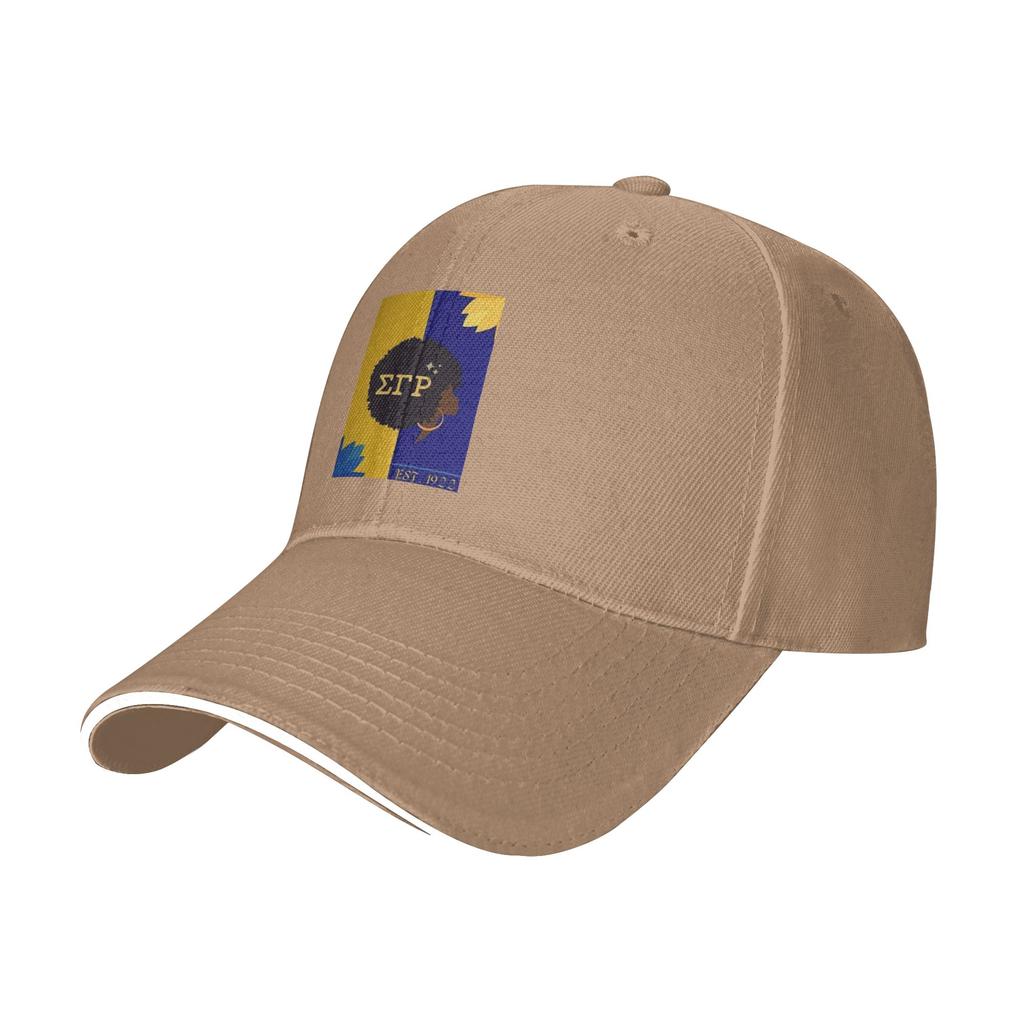 Sigma Gamma Rho SGR Cap Casual Baseball Caps Adjustable Hat Hip Hop Summer Unisex Baseball Hats Customizable