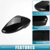 Kolip 1 Pair Rearview Mirror Cover Cap, Door Wing Mirror Outside Housing Protector Compatible For CC 2010-2016 MK7 B7