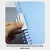 5Pcs 12mm Plastic Binding Comb 30 Rings Binding Coil 30-Rings Binder Spine for Refillable Journal Planner Notebook