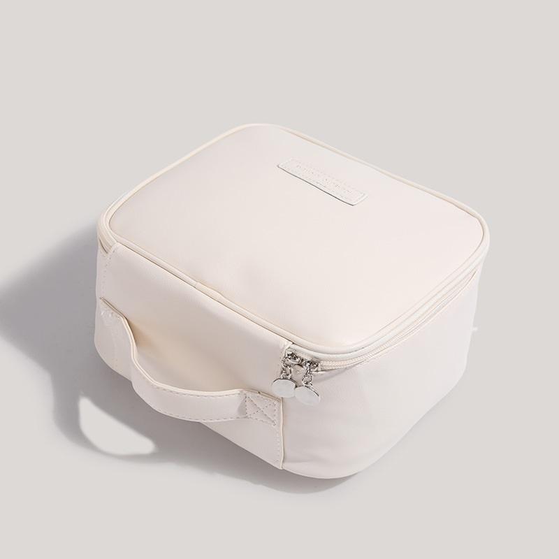 Portable Large Capacity Travel Makeup Bag, Cosmetic Storage Case For Makeup Brushes & Beauty Supplies