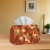 2D Flat, 1pc 2Dflat, Plus Size Chinese Floral And Bird Crane Style, Suitable for Home, Gifting, Study, Chinese Wedding Tissue Box, Polyester Material