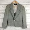 90s AD1992 Vintage Tricot COMME Des GARCONS Tailored Jacket Gray One Button Ladies M