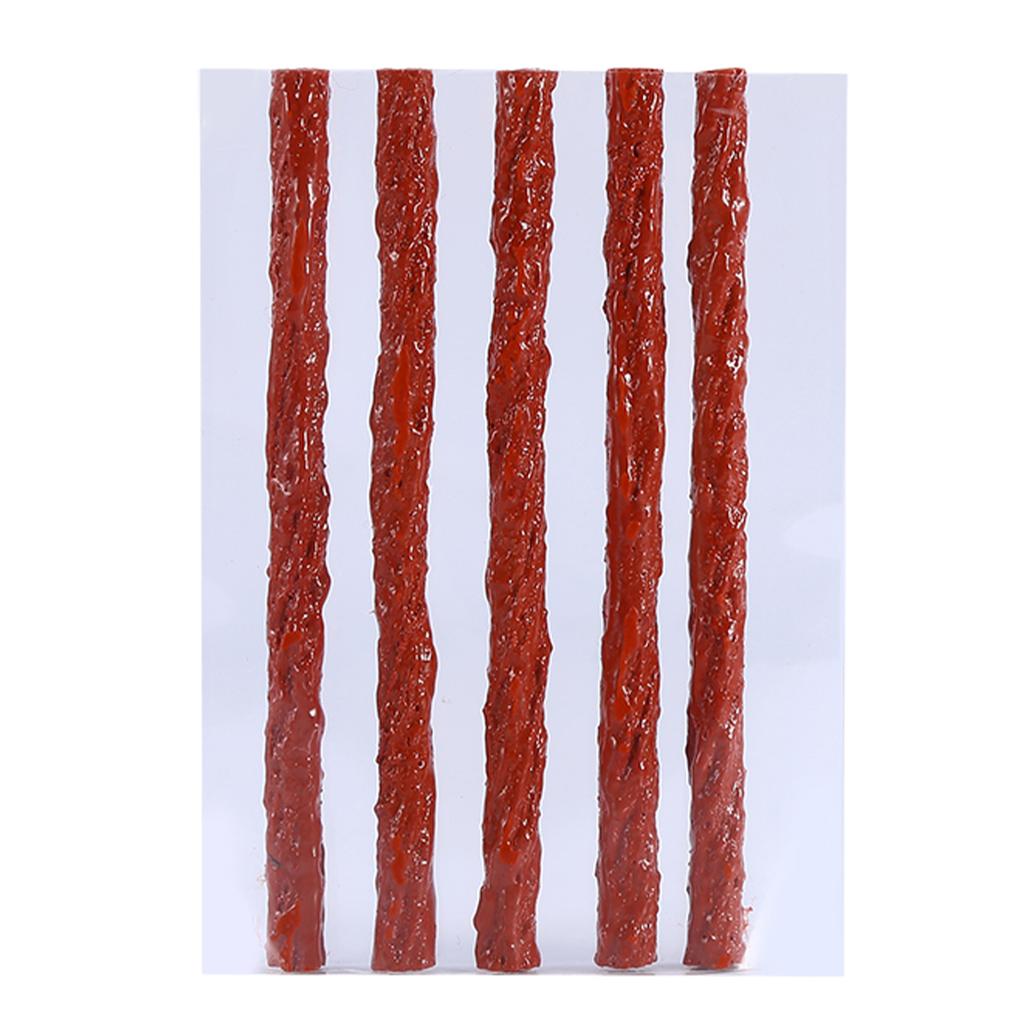 50pcs Tubeless Tire Repair Scooter Bike Automobile Motorcycle Rubber Strips Kit Plug Tire Punct