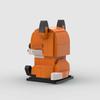 MOC Animals Figures Cute Small Fox Building Blocks Brick Models Heads Children Friends DIY Educational Toy Kids Christmas Gifts
