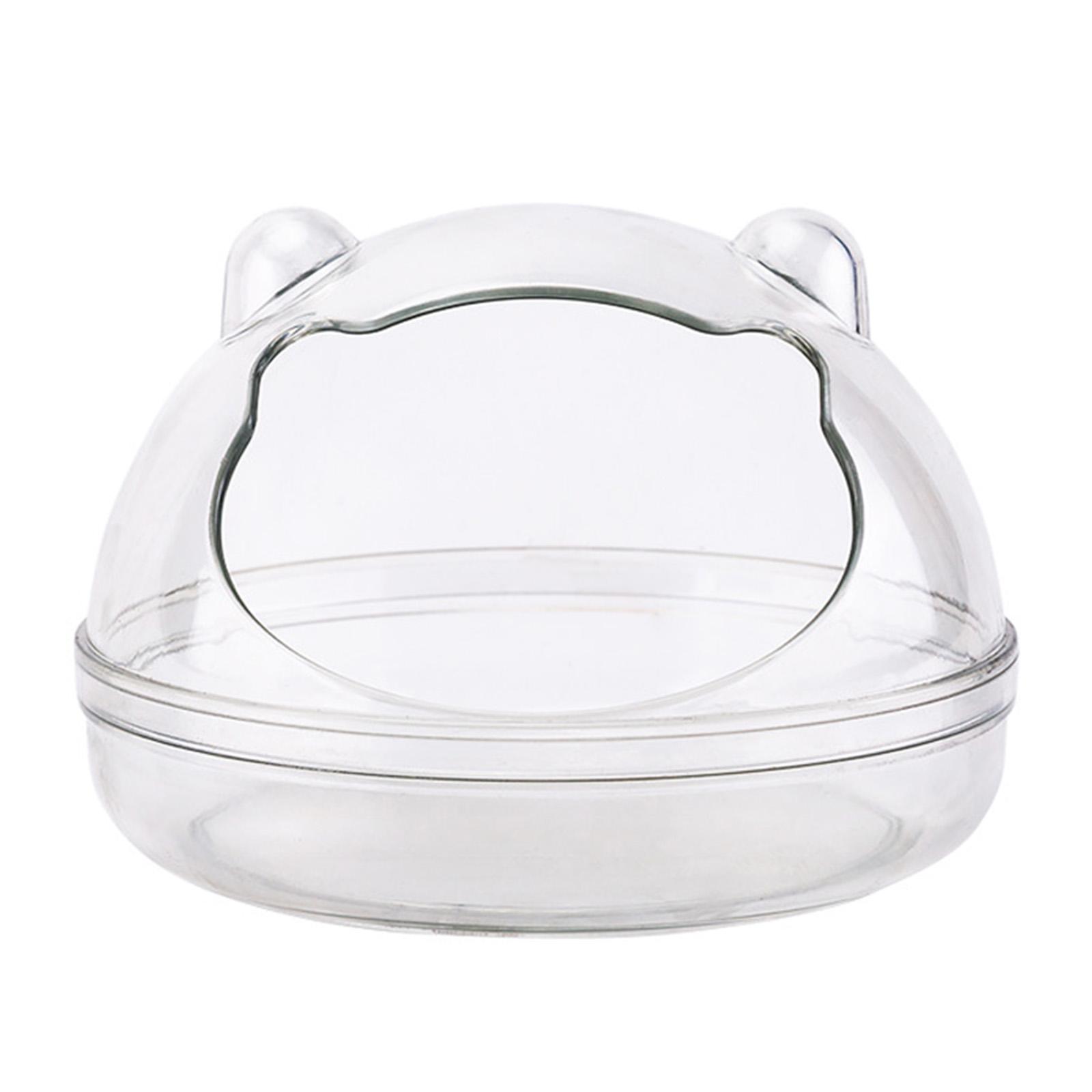 

Песчаная ванна для хомяка, прочный пластиковый контейнер для песочницы, прозрачная миска для купания с песком для молодых белок L