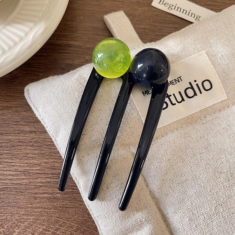 

2025 Заколка для волосся з намистинами та стразами - Жіночий інструмент для пучка та головного убору