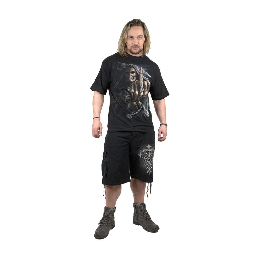 Spiral Direct Unisex Adult Bone Finger T-Shirt