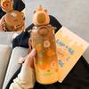 Large Capacity Capybara Bottle Stainless Steel Water Bottle Insulated Cup for Bara Panda Vacuum Flasks Cartoon Thermal Mug
