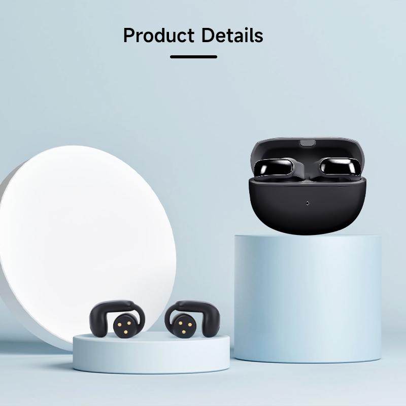 Wireless Bluetooth Sports Earphones Waterproof Sweatproof Noise Reduction Open Ear Clip Earbuds