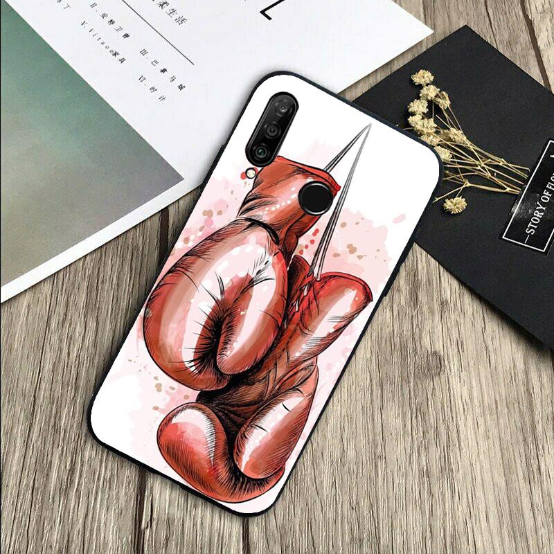 Boxing Gloves For Huawei Nova 12s 12i 11i 7i 8i Y73 Y70 Y90 Y60 Y72 Y61 Y91 9 10 SE P30 Pro P40 Lite Case