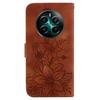 For Realme 12 4G/12+ 5G/Narzo 70 Pro 5G Case PU Leather Card Holder Flower Imprinted Phone Cover