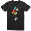 100% Cotton TOPS UNISEX TEES MENS WOMENS Spaceman Astronaut T Shirt Planet Balloons Funny 100% Ring-Spun Cotton Top