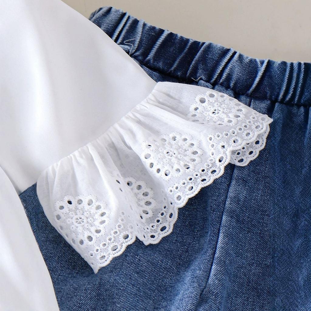 Kids Casual Long-Sleeve Set, Comfortable Daily Wear Outfits