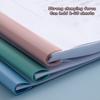 5Pc/Set A4 Transparent Folder Thickened Plastic Folder File Water-Repellent Test Paper Storage Bag Office Document Classification Bag