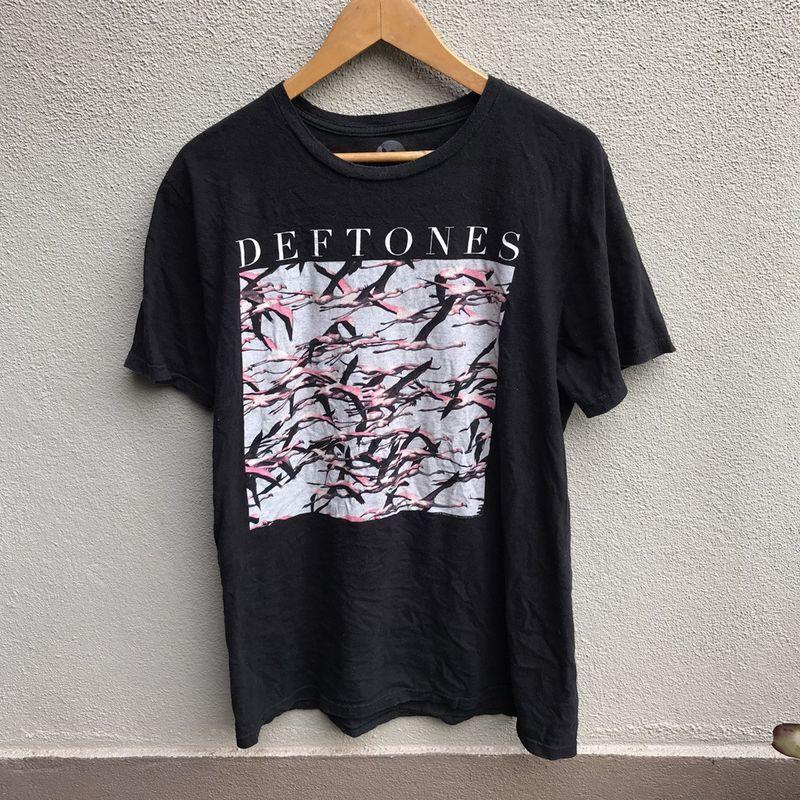 Deftones Band Tshirt Deftones Black Short Sleeve Unisex Tshirt Reprint KH10505 Unisex T-Shirt XXL