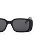 Dior Rechteckige Sonnenbrille mit Logo-Dekor Unisex-Sonnenbrille Schwarz WLDRS2UR_10A0