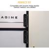 RV Refrigerator Door Latch, Camper Refrigerator #3851174023 Replacement Handle Compatible With Dometic Fridge DM2652, RM2652, RM2852, Black Door