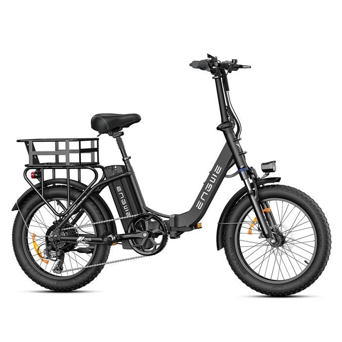ENGWE L20 SE - Opvouwbare Elektrische Fiets - Verwijderbare Batterij 36V 15.6Ah - Actieradius 115km - Zwart