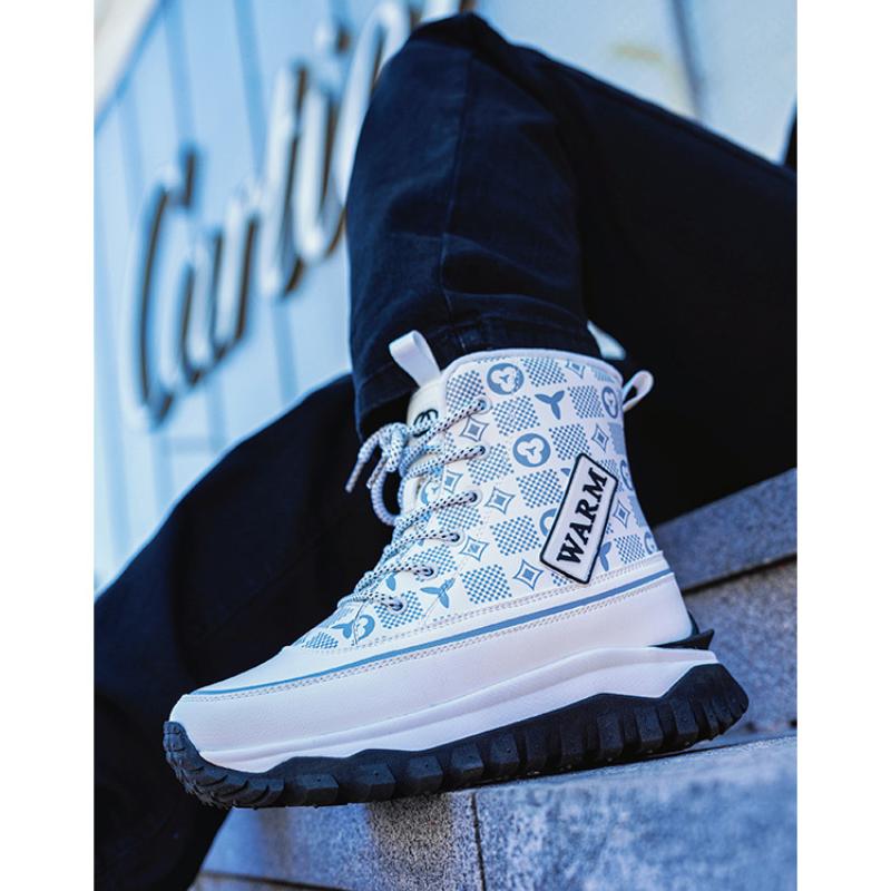 

Женские зимние меховые утепленные водонепроницаемые удобные теплые непродуваемые легкие походные водонепроницаемые противоскользящие высокие ботинки до середины икры для снега 41