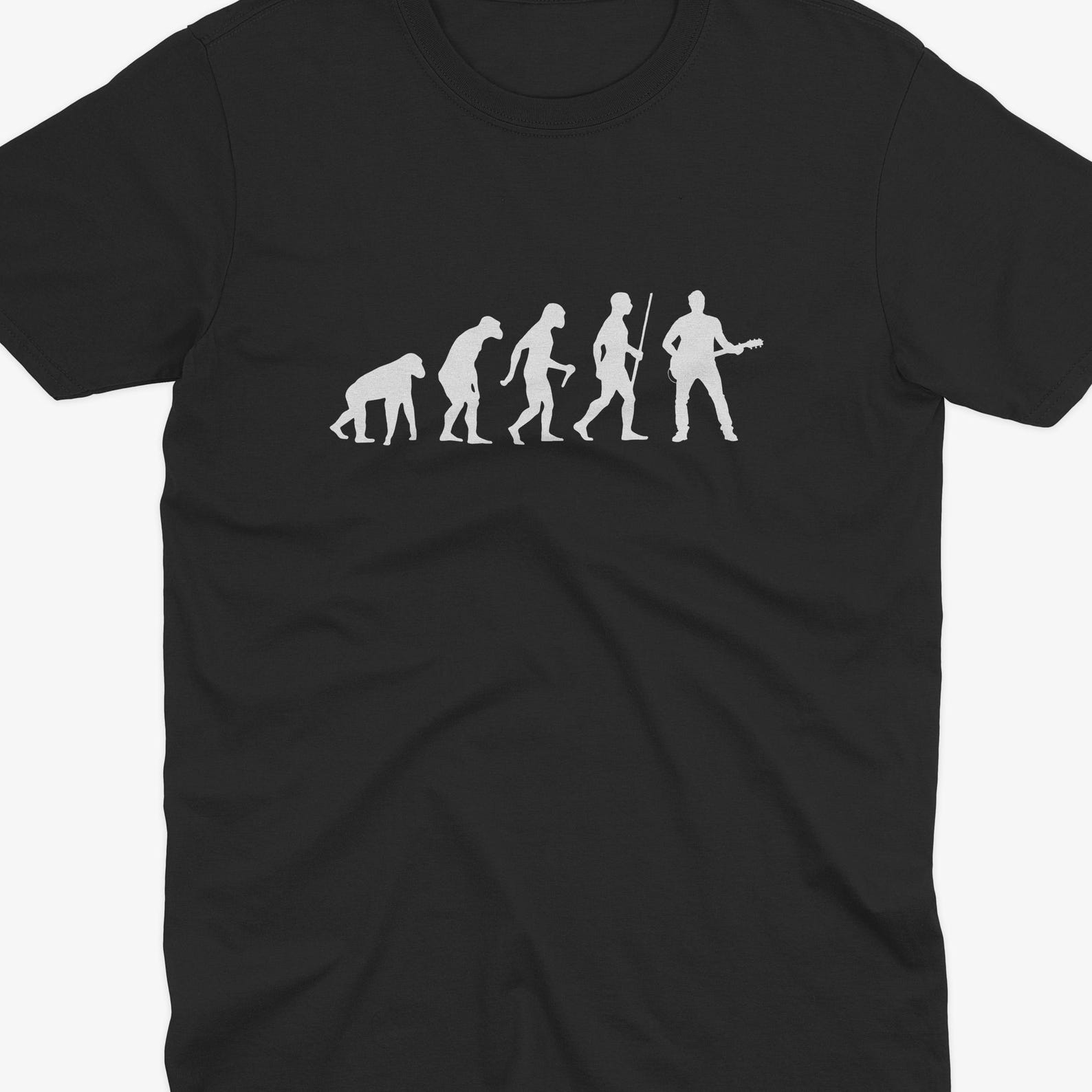 Guitar Evolution T-Shirt, Guitar Lovers, Funny Guitar Design, Guitar player, Guitar Gift, Guitar T-Shirt 2XL