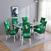34 Color Christmas Chair Covers Dining Room Stretch Seat Protector Chair Covers for Kitchen Office Hotel Banquet Ceremony Party 2/4/6 Pieces