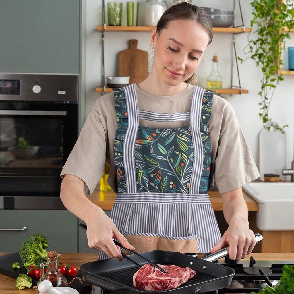 Potištěné kapsy, módní zástěry, kuchyňské zástěry na vaření