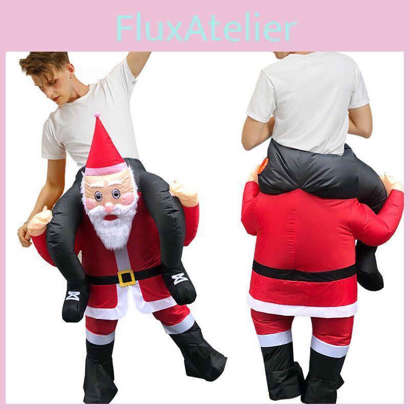 Inflatable Costume Christmas Santa Claus Outfit For Adults Perfect For Cosplay Events