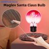 Levitating Floating Light Bulb Magnetic Levitation Wireless Santa Claus Lamp Christmas Gift For Children Home Office Decor