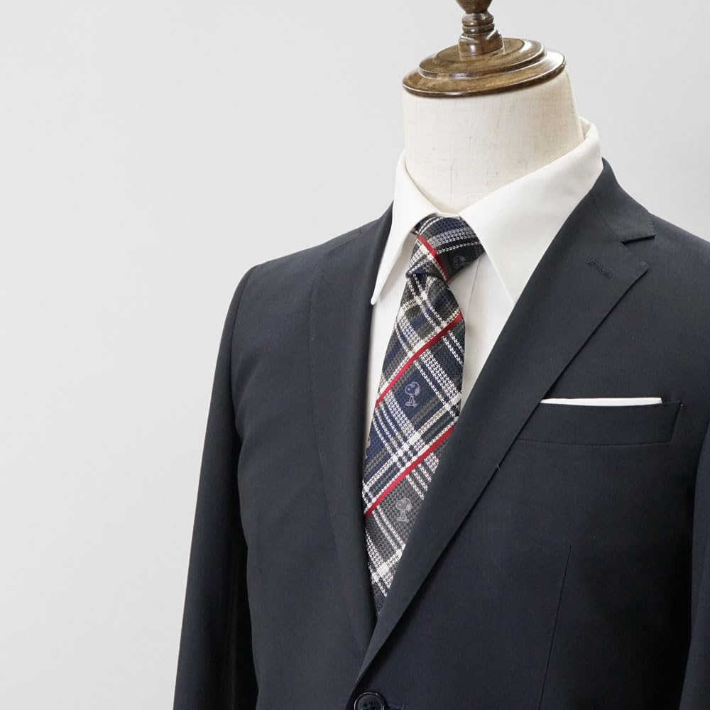 Tie Snoopy Necktie Gray SNOOPY Brand Necktie Present [Peanuts]