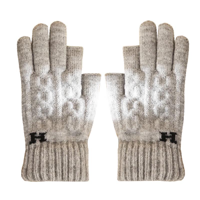 Korean Style Winter Knitted Gloves