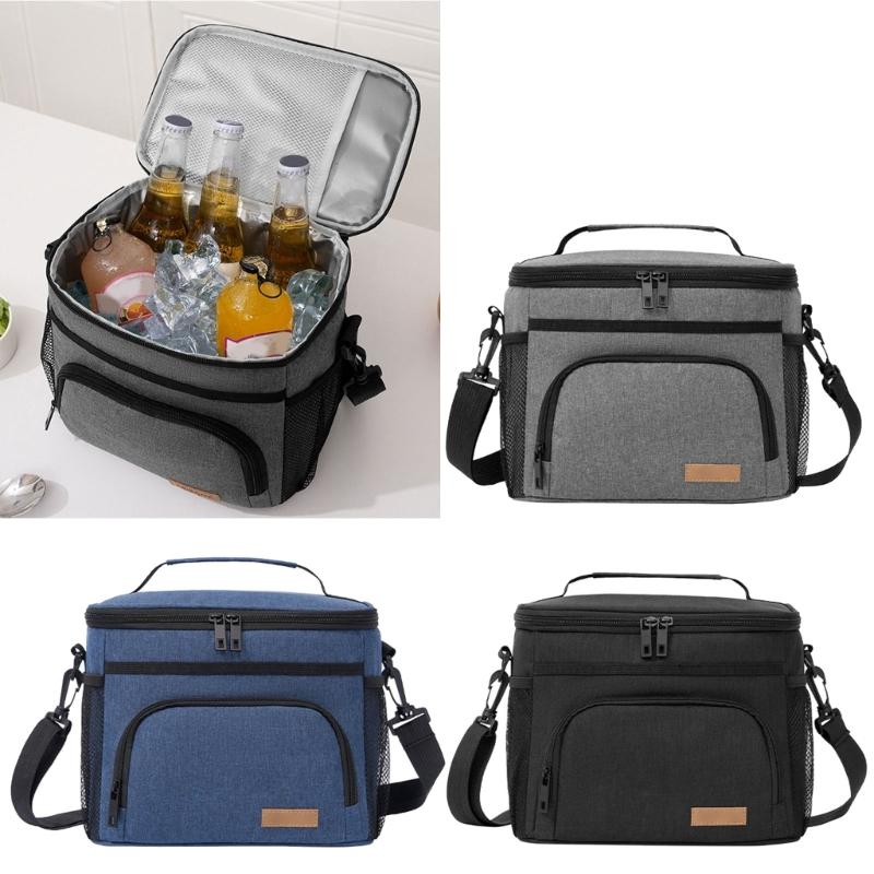 Sturdy Waterproof Picnic Coolers Bag Thermal Insulation Lunch Organizers for Outdoor Activities