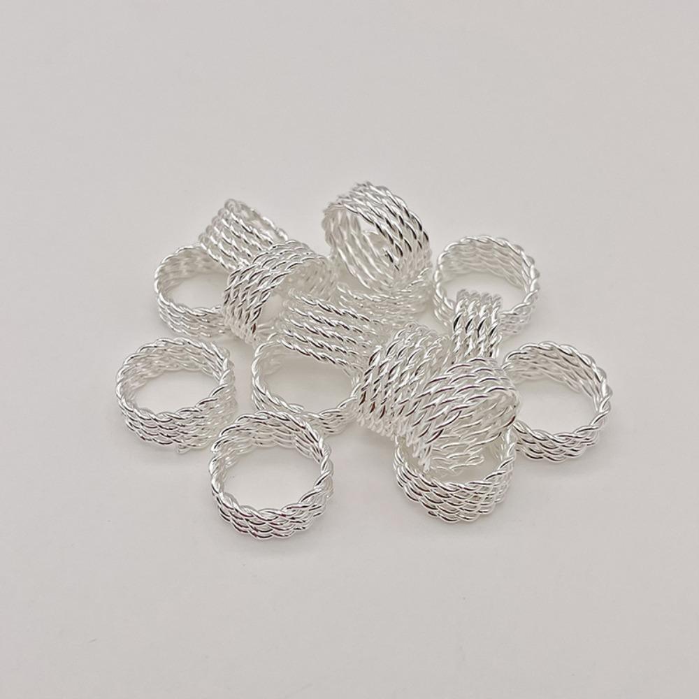 30pcs Hair Braiding Dreadlocks Beads Dread Locks Hair Braid Tubes Twist Hair Braid Rings for Braids