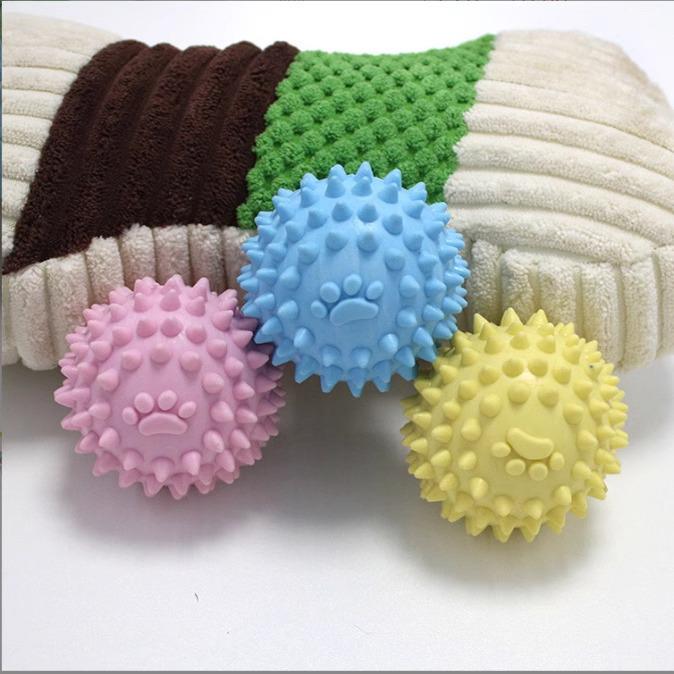 Small Dog Chew Set: Teething Stick & Bite-Resistant Rubber Ball
